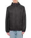 Moncler Polset Hooded Short Down Jacket, Men, Black, Size: 6 In Black