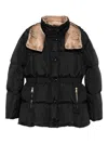 Moncler Womens Black Agneux Hooded Shell-down Jacket In Black
