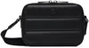Moncler Horizontal Leather Crossbody Bag In 999 - Black