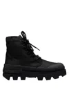 Moncler X Hyke High Top Sneakers In Black