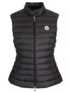 Moncler Ghany Water Resistant Down Puffer Vest In Black