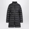 Moncler Black Igesse Midi Down Jacket In Black