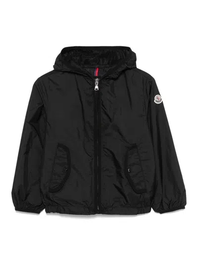 Moncler Kids' Black Jacket With Logo