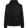 Moncler Granier Zip-up Windbreaker Jacket In Blue