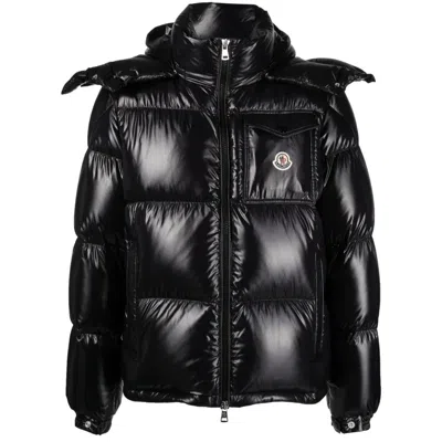 Moncler Coats In Black
