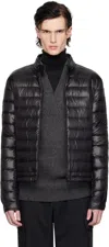 Moncler Men's Jacobus Biker Jacket In 999 - Black