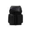 Moncler Kenton Drill Nylon Backpack With Logo Patch In Black