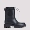 Moncler Women Kickstream Rubber Boots In Black