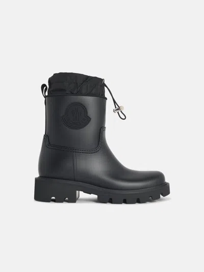 Moncler Black 'kickstream' Rain Boots