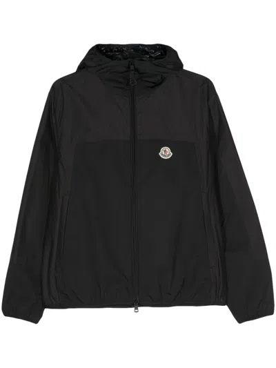 Moncler Black Kona Hooded Windbreaker