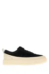 Moncler Altive Sneakers With Round Toe And Pull Tab In Black