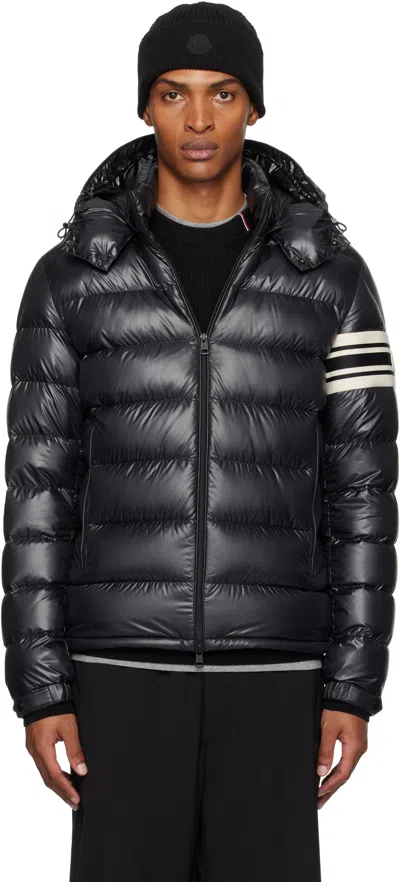 Moncler Landre Tech Down Jacket In Black