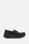 Moncler Black Leather Loafers