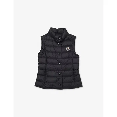 Moncler Kids' Black Liane Shell-down Vest 4-
