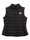 Moncler Quilted Feather-down Gilet In Black