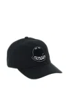 Moncler Logo-patch Adjustable Baseball Cap In Black