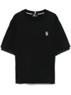 Moncler Patch With Logo T-shirt In Black