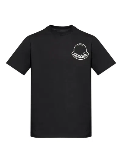 Moncler Black Logo Cotton T-shirt