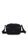 Moncler Tech Logo-jacquard Messenger Bag In Black