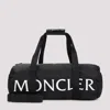 Moncler Duddle Gym Weekeng Black Polyamide Tote Bag In Black
