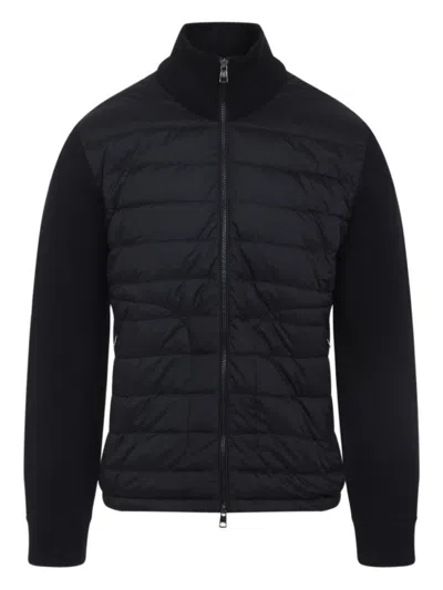 MONCLER BLACK LOGO JACKET