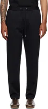 Moncler Studded Drawstring Track Pants In Black