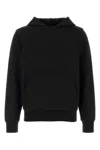 Moncler Black Cotton Sweatshirt In Black
