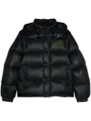 Moncler Black Logo Patch Jacket In Black