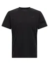 Moncler Black Logo T-shirt In Black