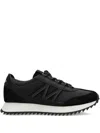 Moncler Pacey2 Suede & Nubuck Trainers, Men, Black, Size: 46 In Black