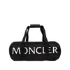 Moncler Round Gym Bag Top Handles In Black