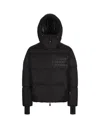Moncler Logo-patch Padded Jacket In Black