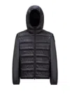Moncler Luseney Hooded Shell Jacket In Black
