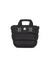 Moncler Black Micro Caradoc Tote Bag In Black