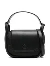 Moncler Tiarna Mini Faux Shearling Cross-body Bag In Black