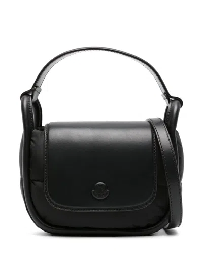 MONCLER BLACK MINI TIARNA PADDED CROSSBODY BAG