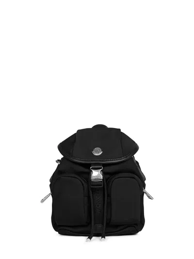 MONCLER BLACK MINI TRICK CROSSBODY BAG