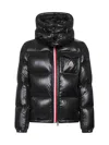 Moncler Men Montbeliard Hooded Short Down Jacket Black In Black