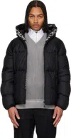 Moncler Montcla Water Repellent Short Hooded Down Jacket In Blue