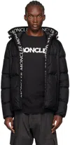 Moncler Montcla Water Repellent Short Hooded Down Jacket In 999 - Black