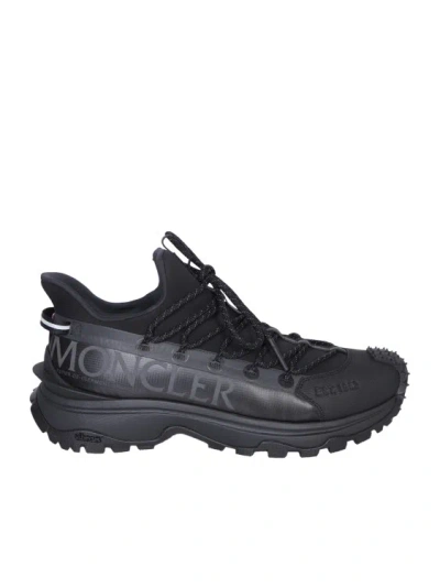Moncler Black Multi-material Sneakers