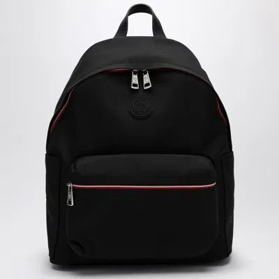 Moncler Black New Pierrick Backpack In Nylon Men