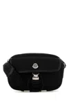 Moncler Black Canvas New Trick Crossbody Bag In Black