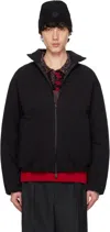 Moncler Black Nibles Down Jacket In 999 - Black