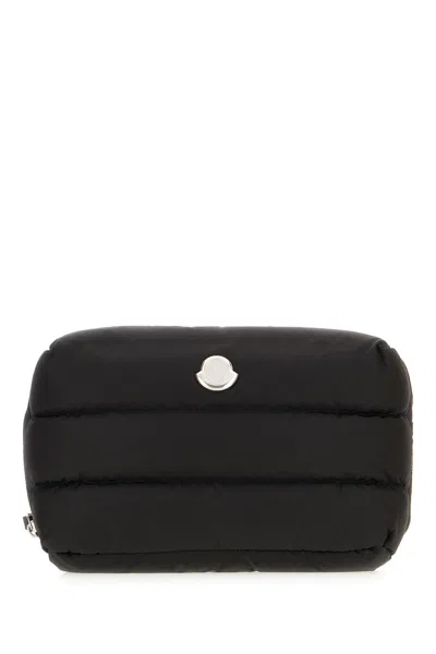 MONCLER BLACK NYLON BEAUTY-CASE