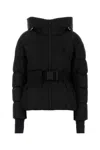 Moncler Black Nylon Bouquetin Down Jacket In Black