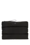 Moncler Black Nylon Caradoc Clutch In Black