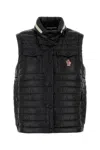 Moncler Grenoble Women Black Nylon Gumiane Down Jacket In Black