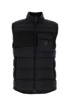 Moncler Black Nylon Estagnous Down Jacket In 999