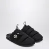 Moncler Mon Pocket Slippers In Black
